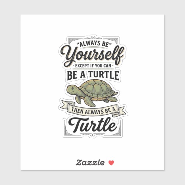 Funny Turtle Quote Vintage Engraving Design (2)_1 (Sheet)