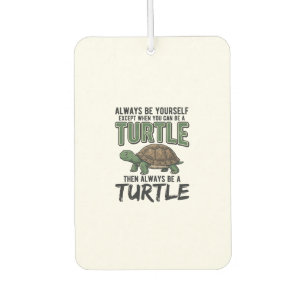 Funny Turtle Quote Vintage Vector Design_1 Air Freshener