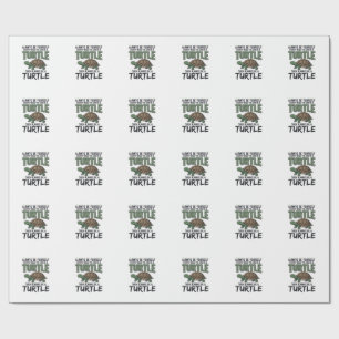 Funny Turtle Quote Vintage Vector Design_1 Wrapping Paper