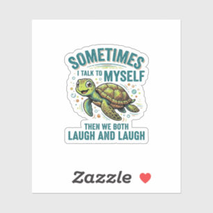 Funny Turtle Talking To Myself Vintage Shirt Desig