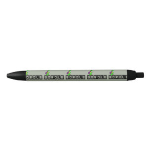 Funny Turtle Wordle Word Game Cartoon Black Ink Pen