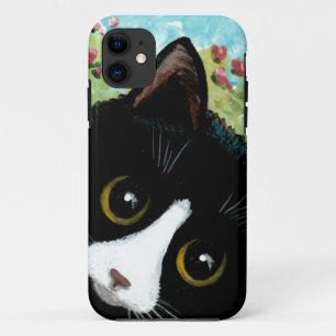 Funny Tuxedo Cat Creationarts Case-Mate iPhone Cas iPhone 11 Case