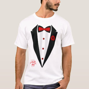 Funny Tuxedo Costume Valentine's Day Formal Tux T-Shirt