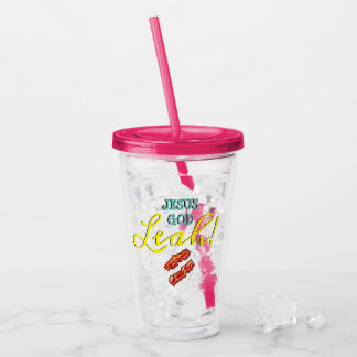 Funny TV Quote "Leah" Acrylic Tumbler