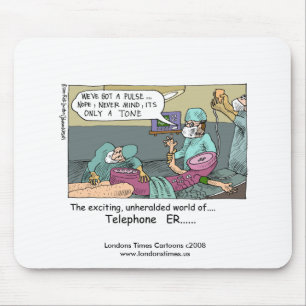 Funny TV Show "E.R" Parody Mouse Pad