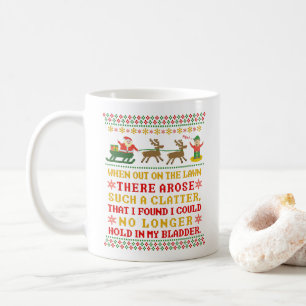 Funny Twas the Night Before Christmas Humourous Coffee Mug