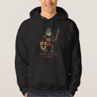 Funny T'was The 'Tism M'Lord Medieval Knight Frog 