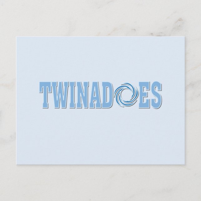 Funny Twins Postcard (Front)