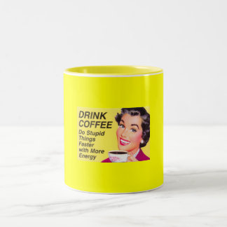 Funny Two-Tone Coffee Mug