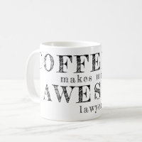 Funny typography custom gift for lawyer