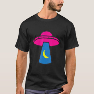 Funny Ufo Ovni Abduction Of A Banana Flying Saucer T-Shirt