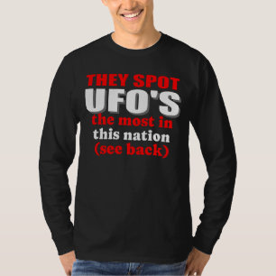 Funny UFO sighting nations T-Shirt