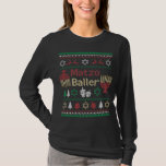 Funny Ugly Hanukkah - Matzo Baller Matzah T-Shirt<br><div class="desc">I hope your Hanukkah is as wonderful as you are.</div>