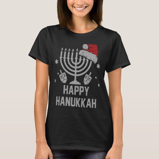 Funny Ugly Hanukkah Sweater Happy Hanukkah 2022 Ch (Front)