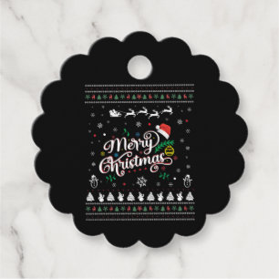 Funny Ugly Merry Christmas Favour Tags