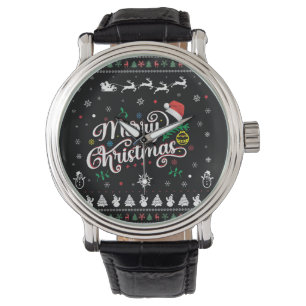 Funny Ugly  Merry Christmas Watch