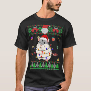 Funny Ugly Sweater Christmas Animals Santa Hamster