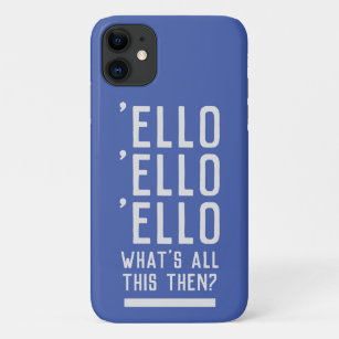Funny UK Police Theme with Police Officer Slogan. Case-Mate iPhone Case