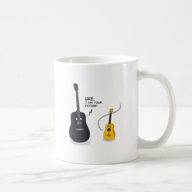 Funny Uke, I am your Father! Pillow Coffee Mug (Right)
