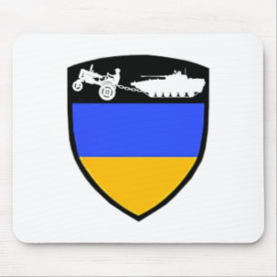 Funny Ukraine Farmer Tractor Towing Tank Meme Mouse Pad