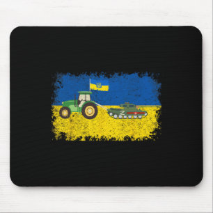 Funny Ukrainian Farmer Steals Tank Meme I Stand Wi Mouse Pad