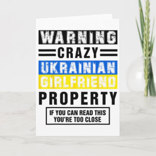 Funny Ukrainian Girlfriend Quotes Sayings Boyfrien Card
