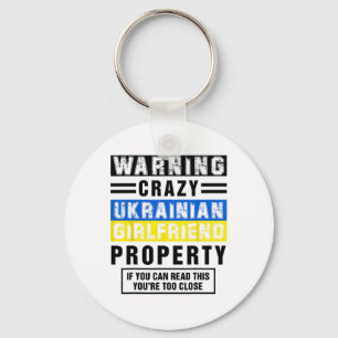 Funny Ukrainian Girlfriend Quotes Sayings Boyfrien Keychain