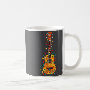 Funny Ukulele Christmas Graphics Lights Lover Play Coffee Mug
