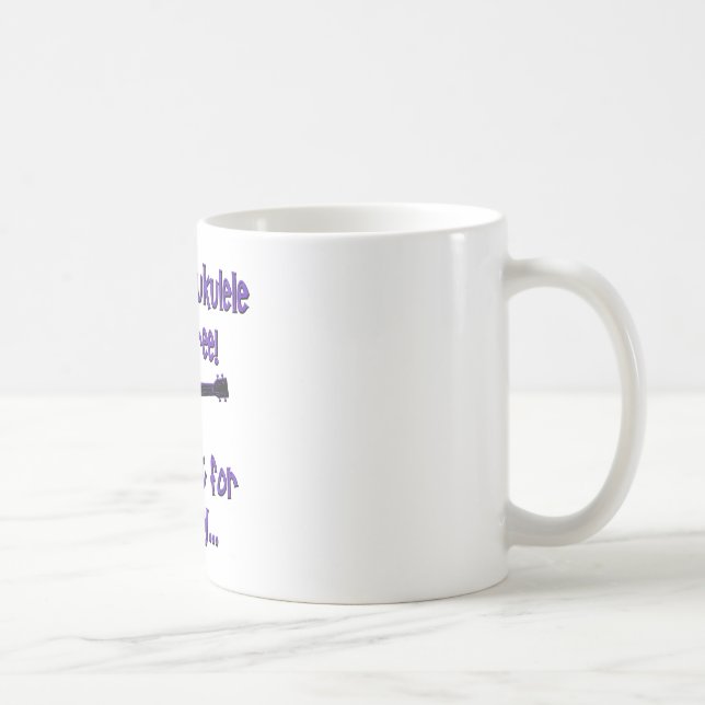 Funny Ukulele Coffee Mug (Right)