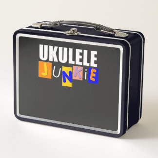 Funny Ukulele Metal Lunch Box