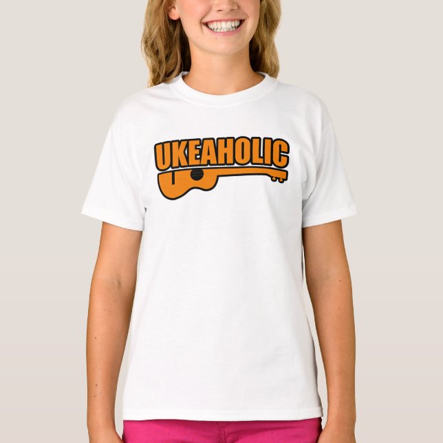 Funny Ukulele  T-Shirt (Front)