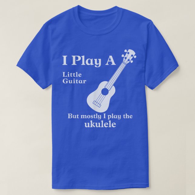 Funny Ukulele Tshirts musicien Petite guitare 940 (Design devant)