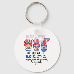 Funny Ultra Mega Squad Gnomes 4th Of July Ultra Me Keychain