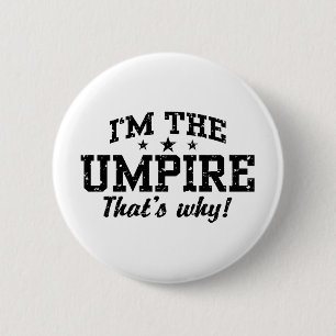 Funny Umpire 2 Inch Round Button