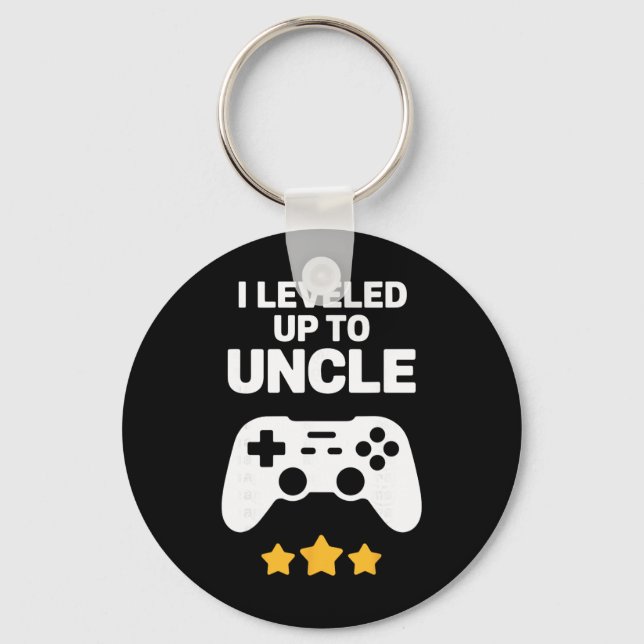 Funny Uncle Art For Uncle Men From New Promoted To Keychain (Front)