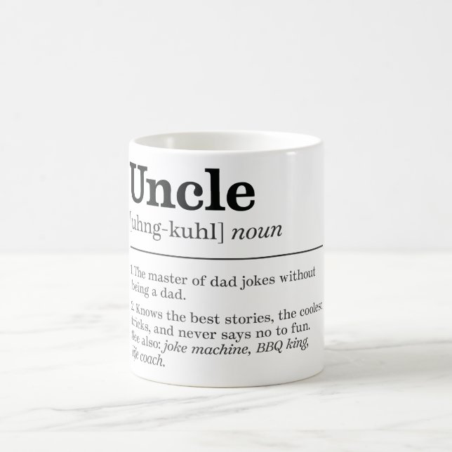 Funny Uncle Definition Coffee Mug (Center)