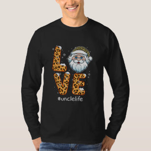 Funny Uncle Life LOVE Santa Lover Christmas Xmas T-Shirt