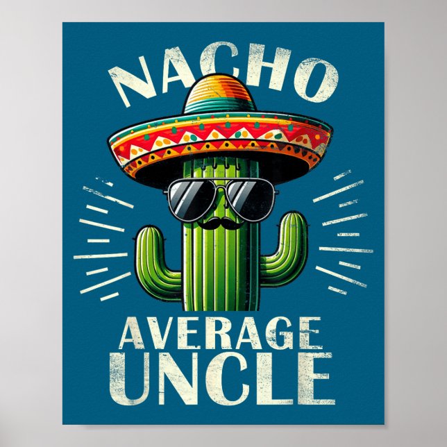 Funny Uncle Mens Father Day Uncle Poster (Front)