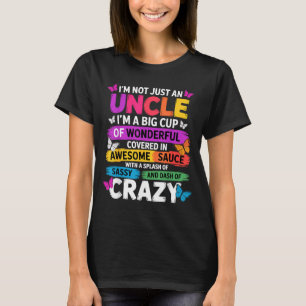 Funny Uncle Quote Sy Cool Uncle Men  T-Shirt