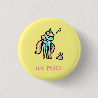 funny uni poo button