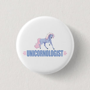 Funny Unicorn 1 Inch Round Button