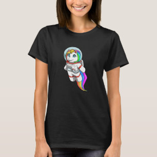 Funny unicorn as astronaut Premium T-Shirt