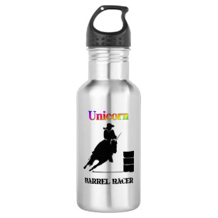 Funny Unicorn Barrel Racer 532 Ml Water Bottle
