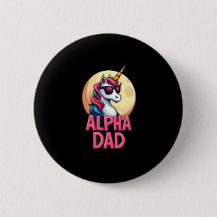 Funny Unicorn Dad Laufey Men Father's Day Christma 2 Inch Round Button