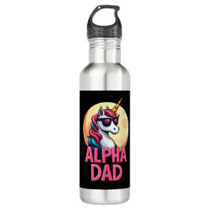 Funny Unicorn Dad Laufey Men Father's Day Christma 710 Ml Water Bottle