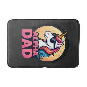 Funny Unicorn Dad Laufey Men Father's Day Christma Bath Mat