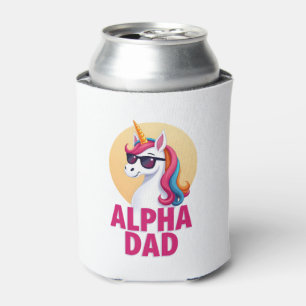 Funny Unicorn Dad Laufey Men Father's Day Christma Can Cooler