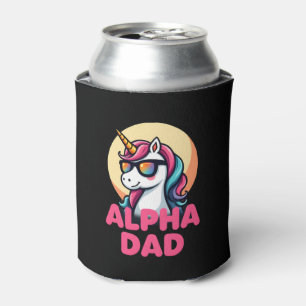 Funny Unicorn Dad Laufey Men Father's Day Christma Can Cooler