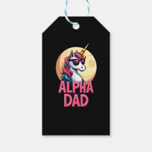 Funny Unicorn Dad Laufey Men Father's Day Christma Gift Tags