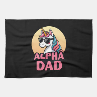 Funny Unicorn Dad Laufey Men Father's Day Christma Kitchen Towel